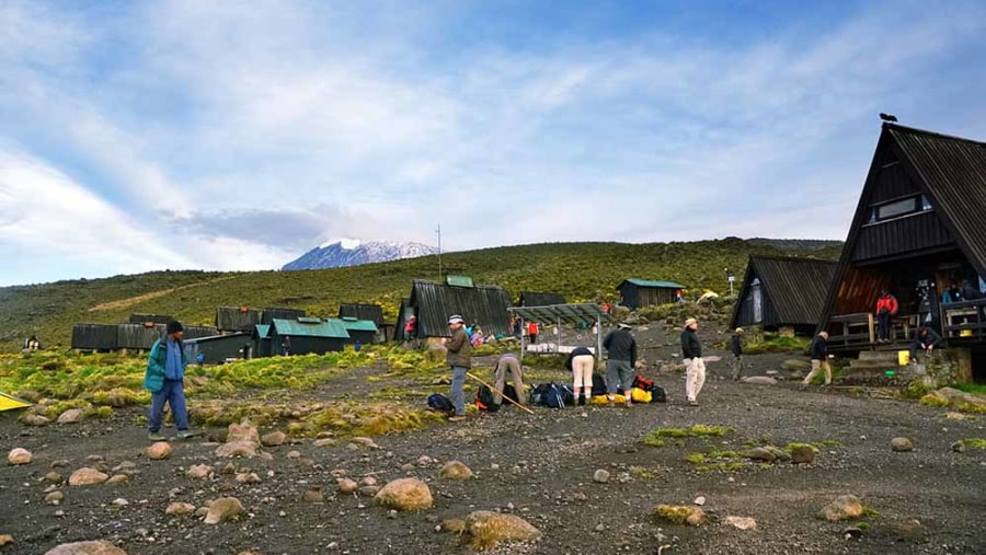 Trekking via the Marangu Route