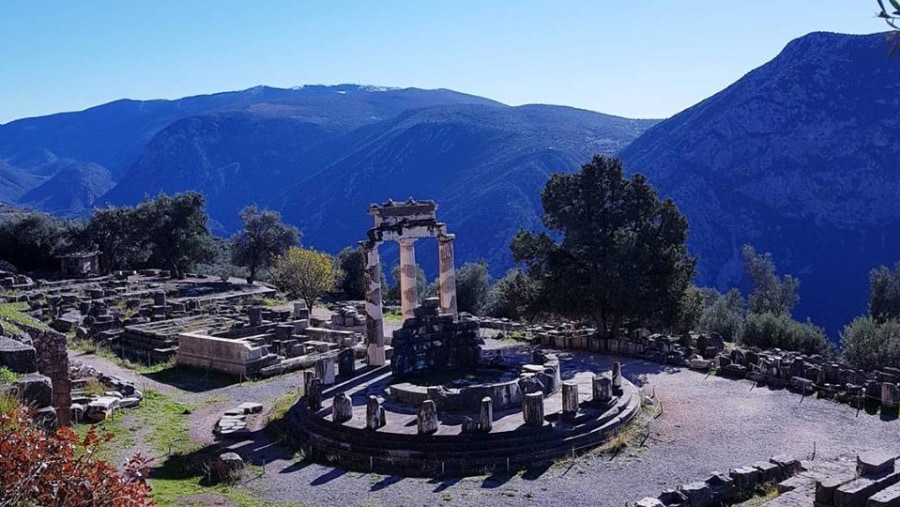 Marvel at the Ruins of Delphi