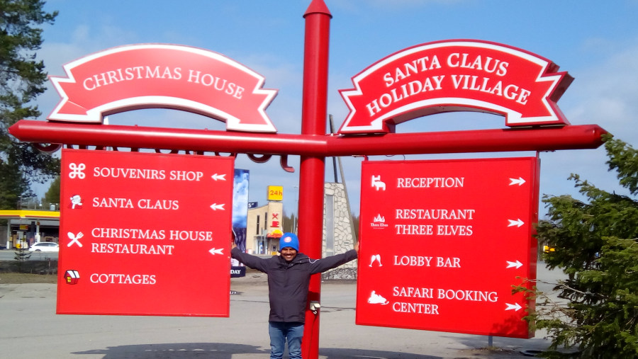 Santa Claus Village in Rovaniemi, Finland