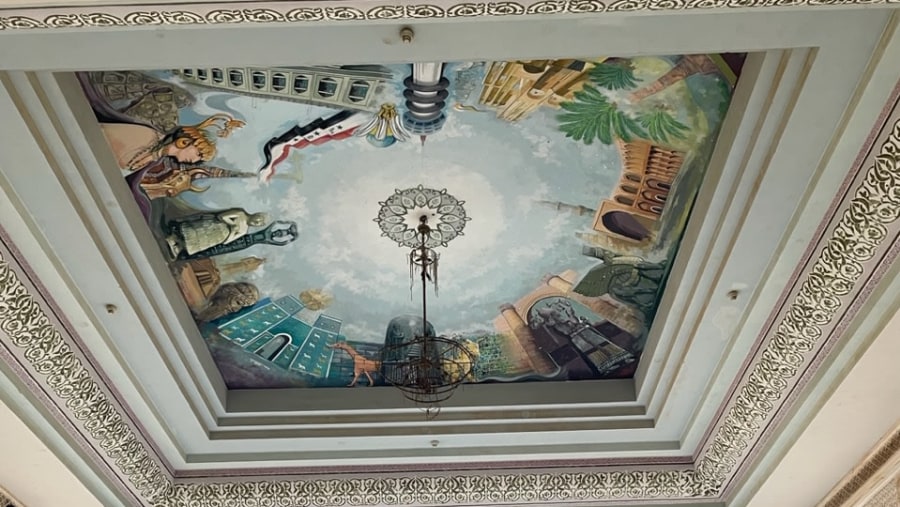 Saddam Hussein Palace Ceiling Paintings