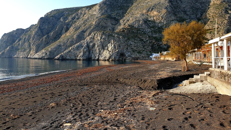 Aegean Sea & beach in Greece