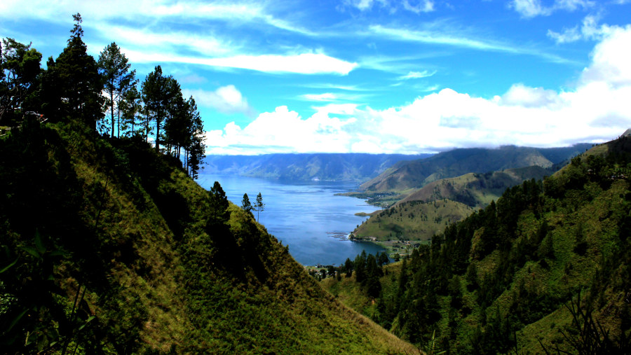 one of the best point of lake toba the location at tongging