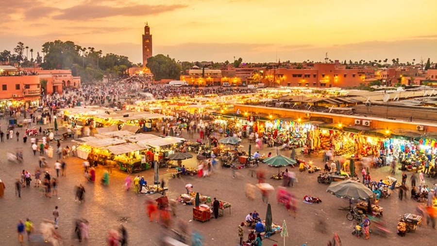 Market in Marrakech, Morocco