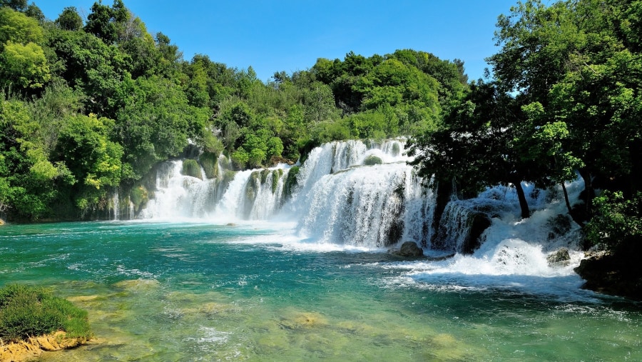 Admire the Krka Waterfalls