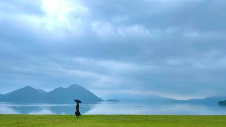 Scenery of Lake Toya