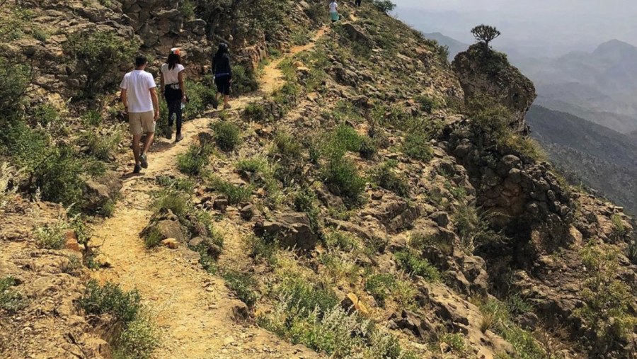 Samhan Mountain trek, Salalah