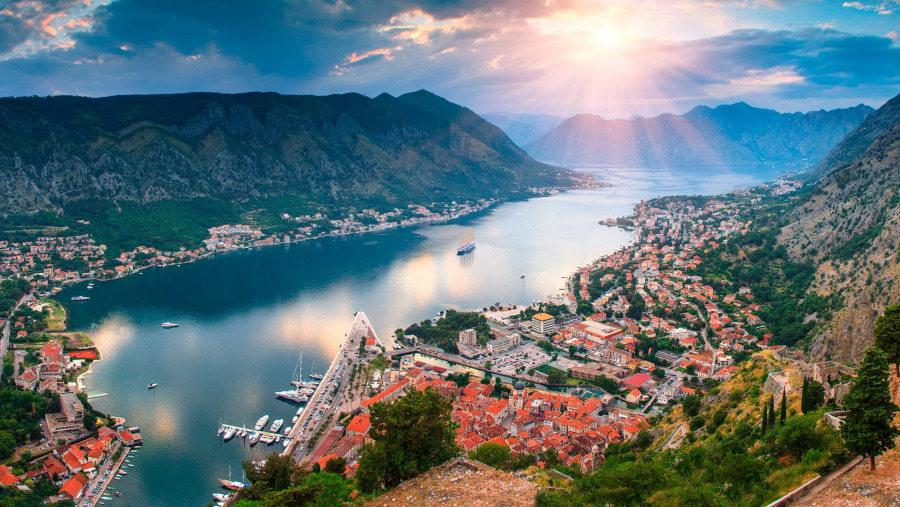 Sailing Route in Kotor, Montenegro