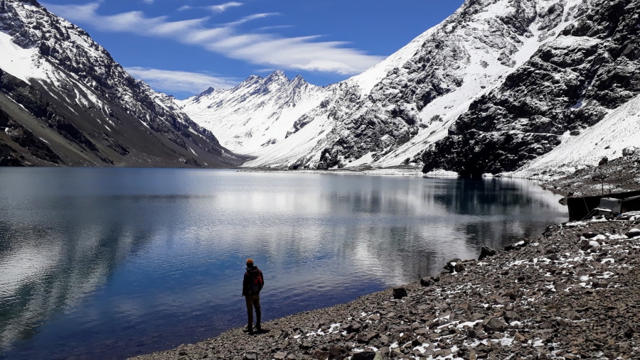 Stunning view of the Andes Mountain Range