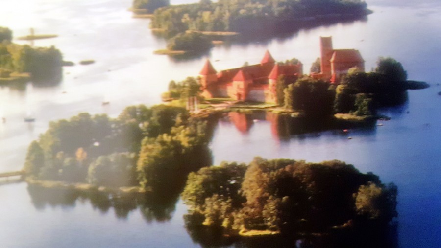 Medieval Castle on Galva Lake
