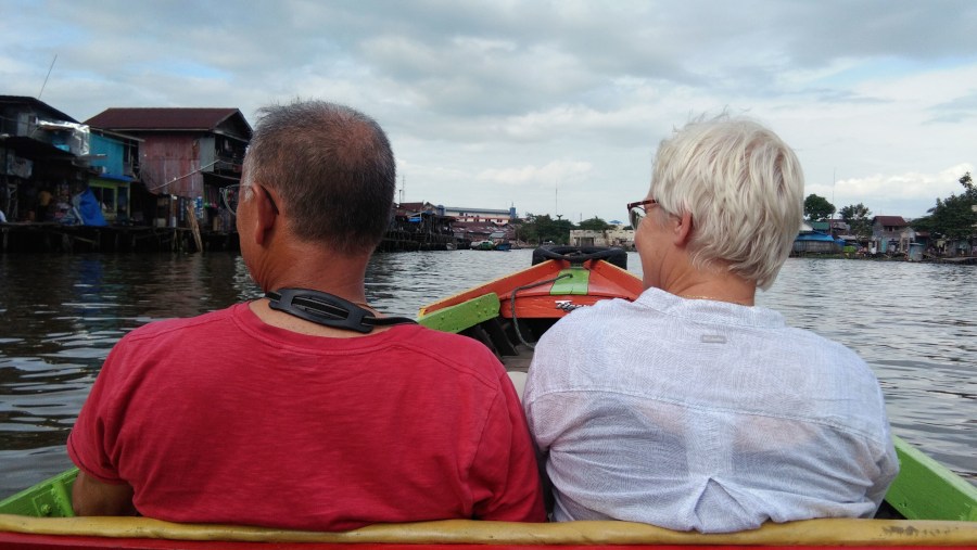 Enjoying The River Sight From The Boat