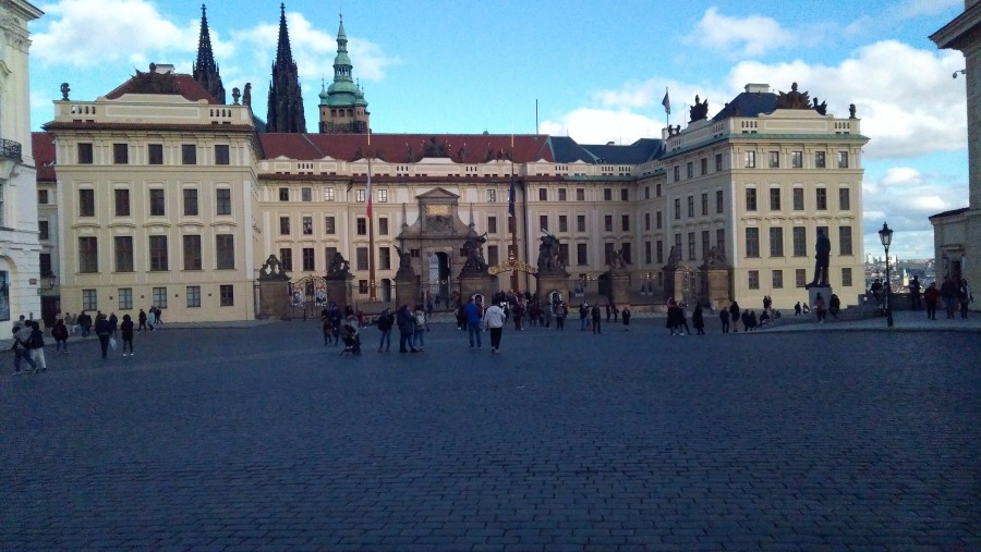 The Castle district of Prague 