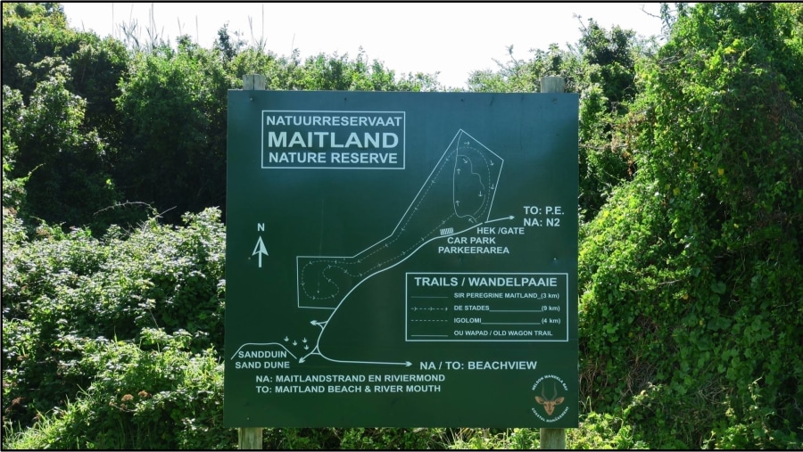 Maitland Nature Reserve Map