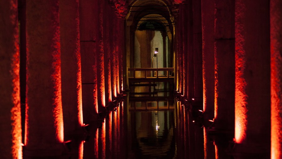 Basilica Cistern In Istanbul, Turkey