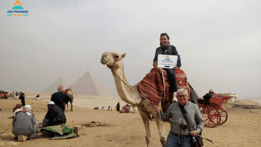 Tour of the Pyramids on a camel