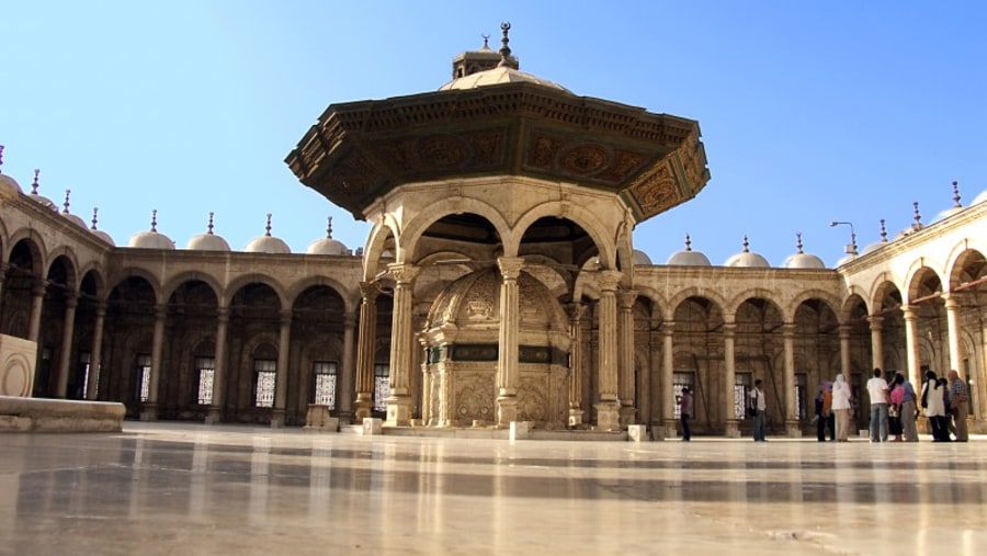 Mosque of Muhammad Ali In Cairo, Egypt