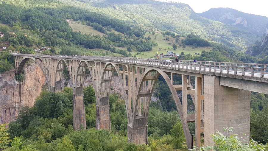 Djurdjevica Tara Bridge over Tara Canyon