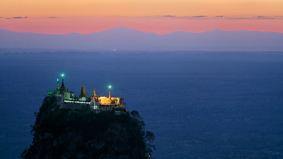 Nat Temples on Mt Popa 