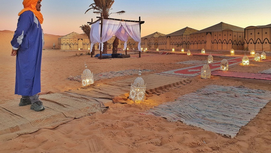 Luxury desert camp