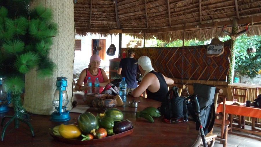 Rest time at Peponi Camp in Uluguru mountains