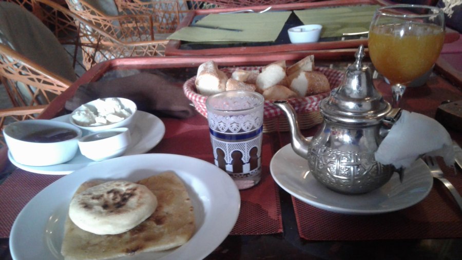 Coffee and local bread