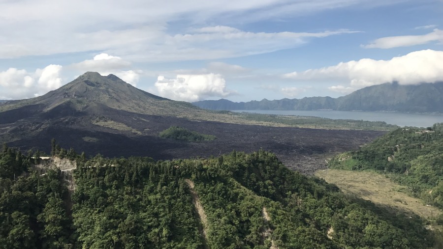 Have Lunch at Kintamani with a great view of Mount Agung