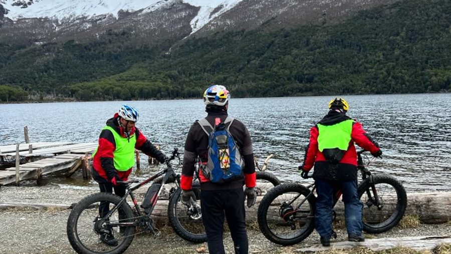 Travellers with cycles in the Andes