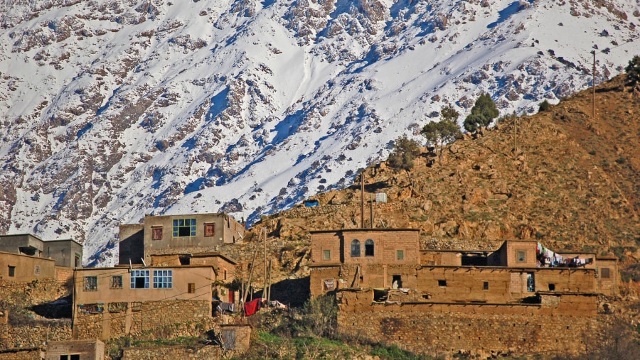 Enjoy picturesque village views across the Berber Valley