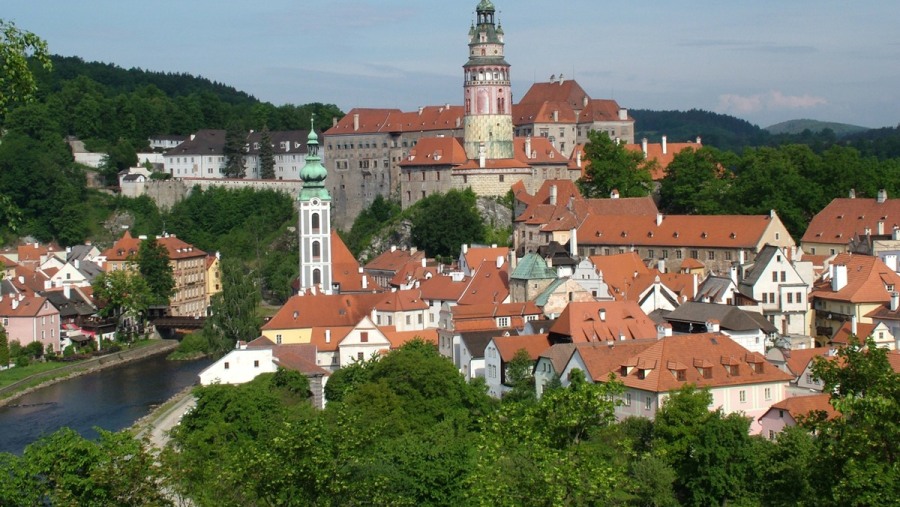 City view of Cesky Krumlov