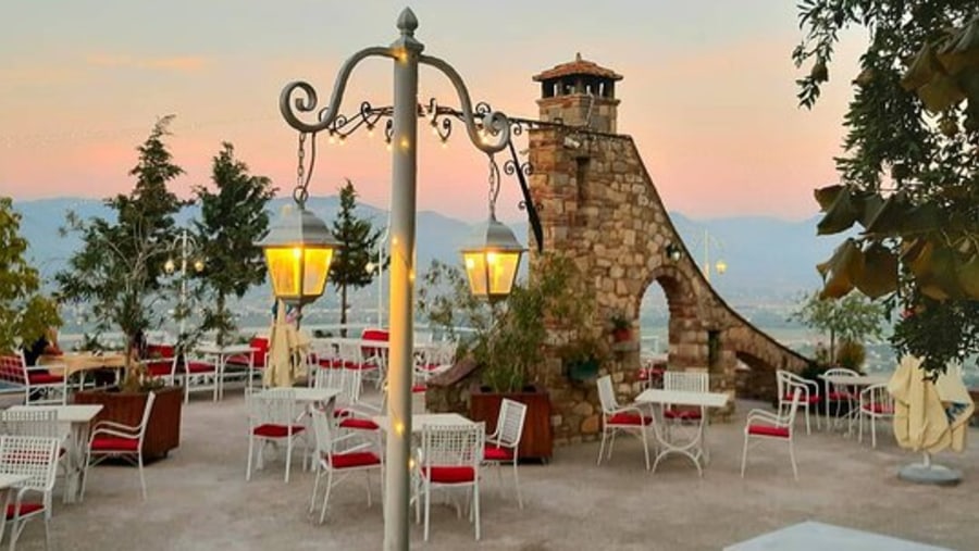 Restaurant in the Prezë castle