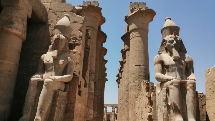 historic Luxor temple