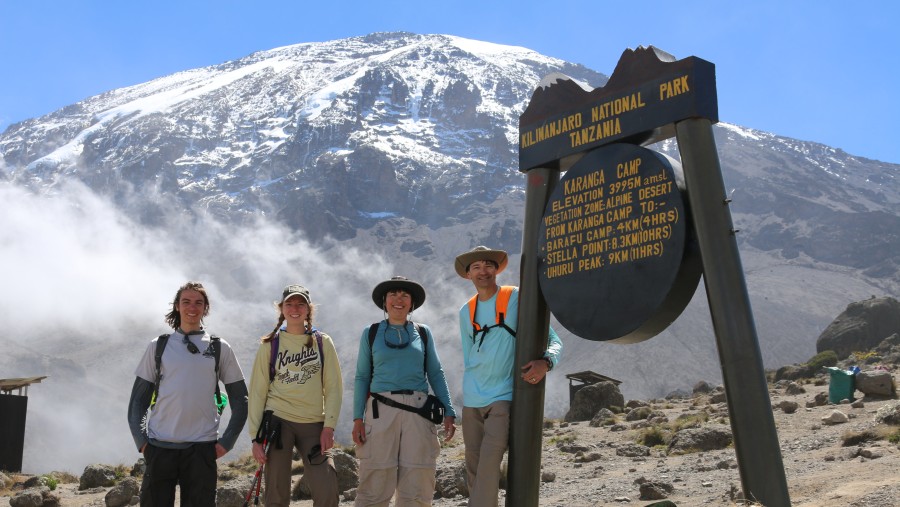 Nyayo tours climbing-Karanga camp