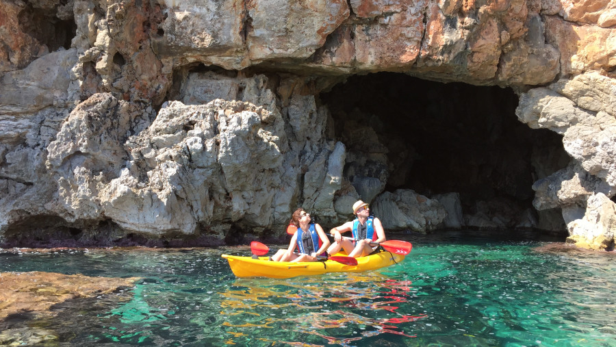 Sailing Through the Caves in Denia