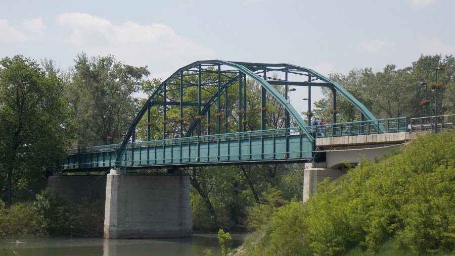 Bridge over Tamiš River, Serbia