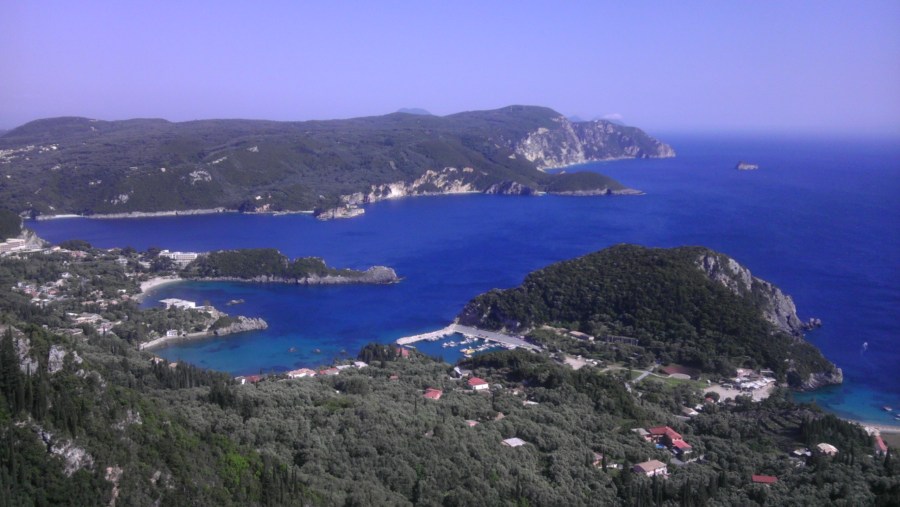 Paleokastritsa Bay In Greece