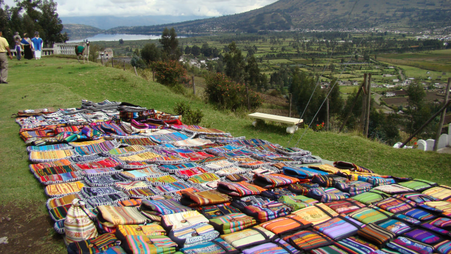 Handicrafts at Otavalo Market
