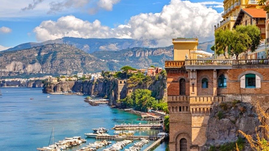 Relish a scenic view of Sorrento
