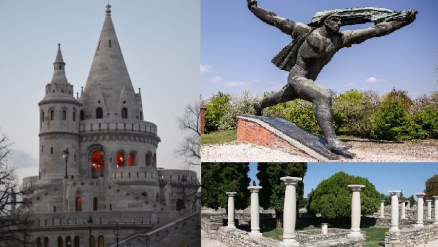 Fisherman's Bastion ,Memento Park, Budapest, Hungary