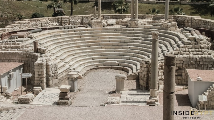 Explore the Roman Amphitheatre in Alexandria