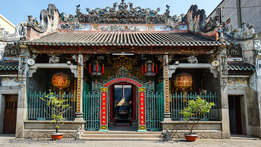 Visit the  Lady Thien Hau Temple in Vietnam