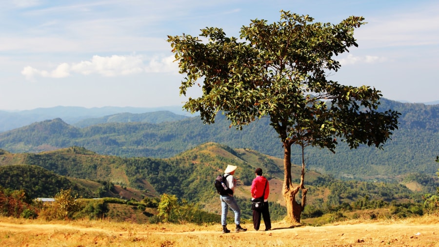 Admire the scenic views on the Kalaw tour