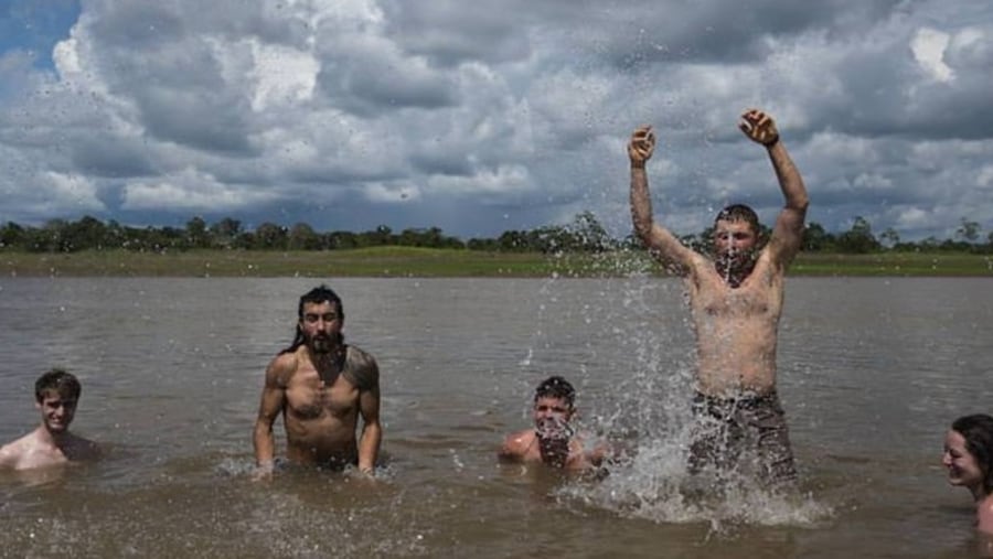 Take a dip in the Amazon River