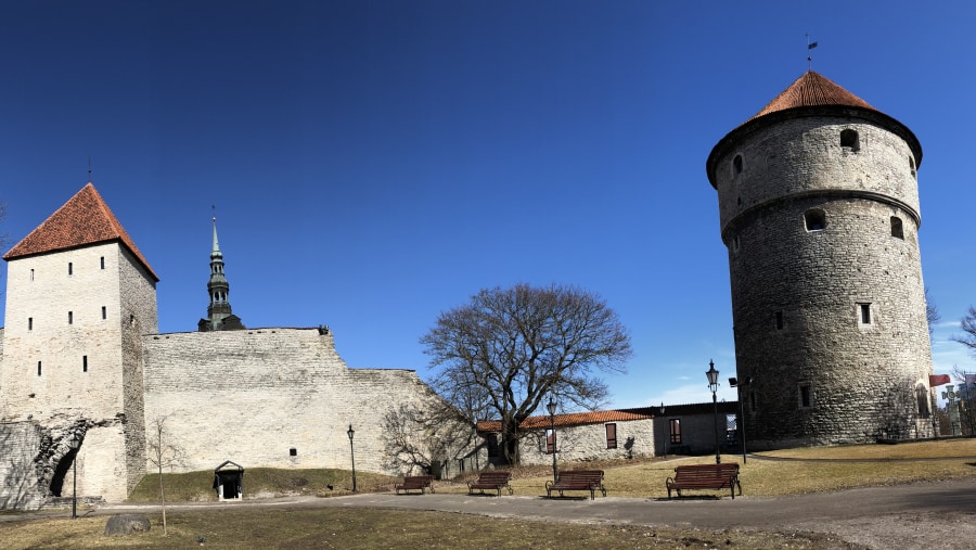 The 13th-century Walls of Old Tallinn