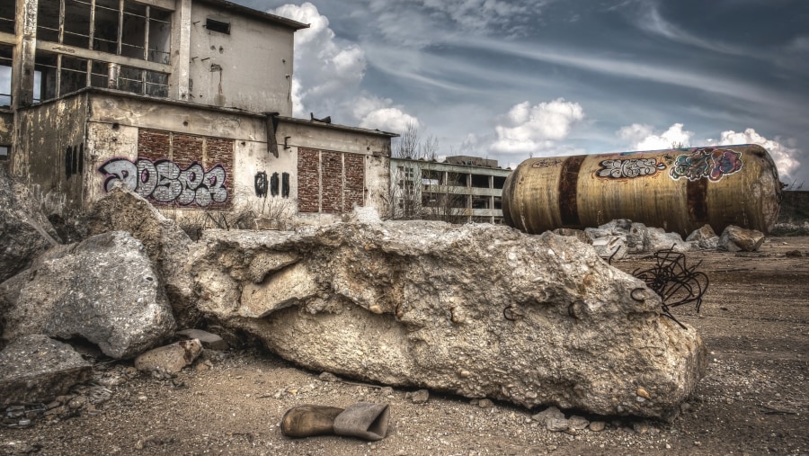 Chernobyl Destroyed Area