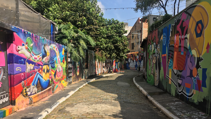 Batman's Alley of São Paulo, Brazil