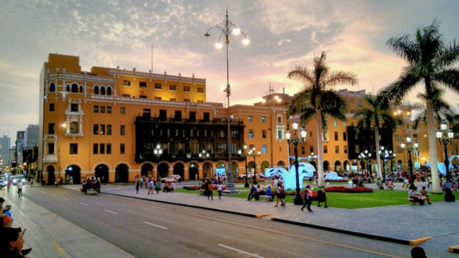 Plaza Mayor or Plaza de Armas of Lima