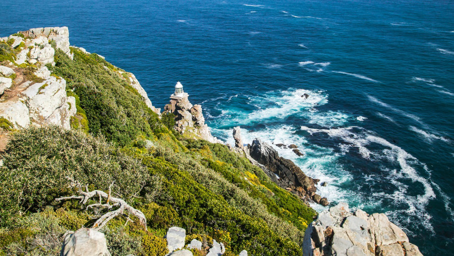 Picturesque view of the Cape Point.