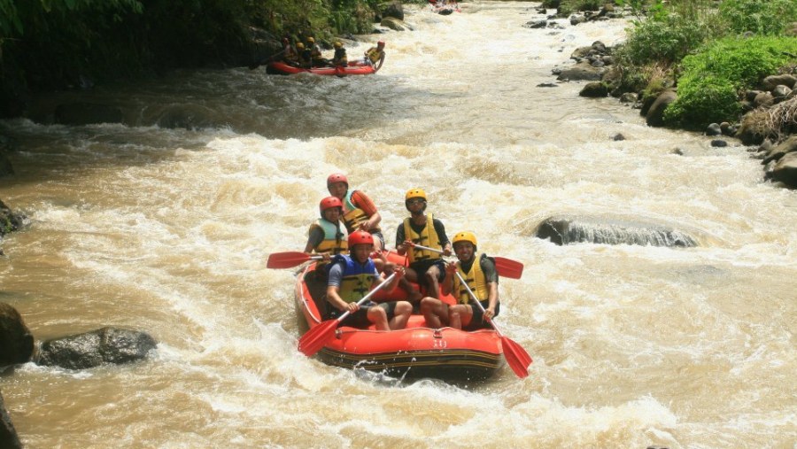 Rafting at Timburak