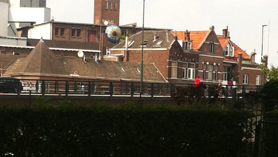 A glimpse of the houses on the historical walk