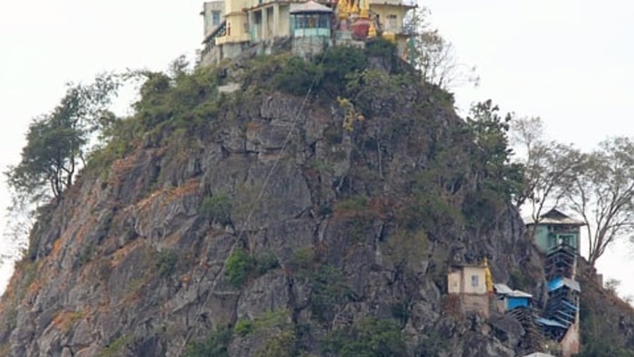 Mount Popa and the Temple Complex on the Top