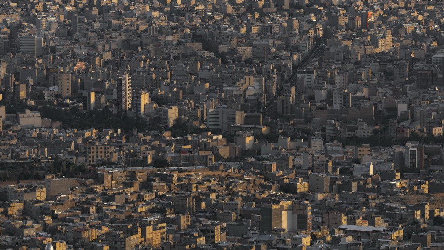 City View of Tabriz, Iran